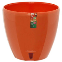 Горшок с автополивом DECO-TWIN 5,8 л морковный