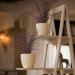 Горщик з автополивом DECO-TWIN 4 л канва-крем Santino