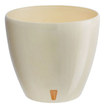Горщик з автополивом DECO-TWIN 5,8 л канва-крем