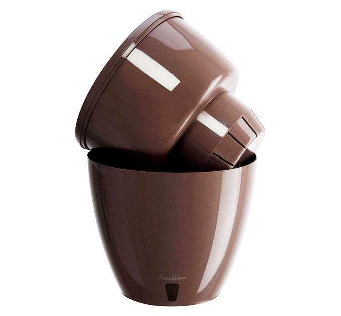 Горшок для цветов DECO-TWIN 2,5 л морковный