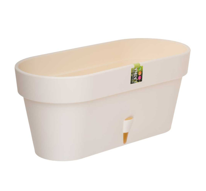Балконный ящик Santino LATINA Window Box 6,7 л - канва-крем