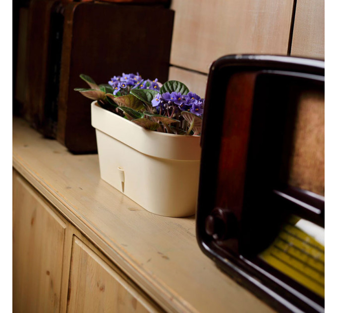 Балконный ящик Santino LATINA Window Box 6,7 л - канва-крем