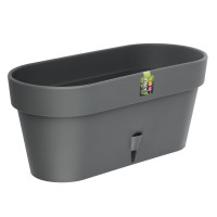 Горшок с автополивом LATINA WINDOW BOX 6,7 л антрацит