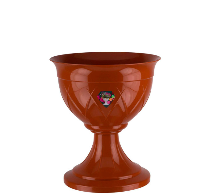 Горшок уличный на ножке LILIA URN 6 л терракотовый Santino