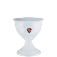 Горшок уличный на ножке LILIA URN 3,5 л белый