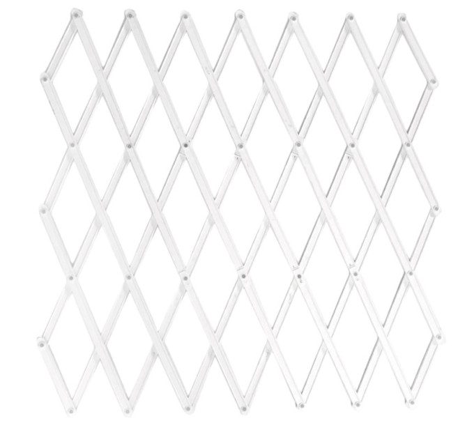 Шпалера Пергола белая — раздвижная опора для вьющихся растений