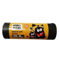 Мусорные пакеты 120 л, 10 шт Мусорные пакеты 120 л, 10 шт