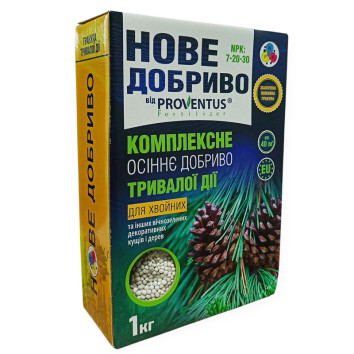 Добриво осіннє для Хвойних, 1 кг, 7:20:30