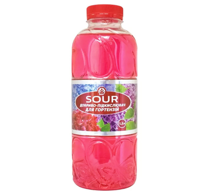 Удобрение-подкислитель SOUR 1,2 л — снижает pH почвы для гортензий