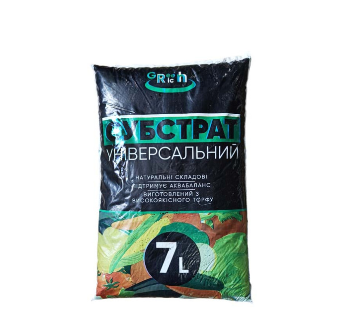 Субстрат универсальный 7 л — низинный торф и сапропель
