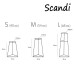 Набор подставок Scandi белые 3 в 1 — 40, 54 и 68 см