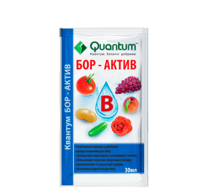 Микроудобрение Бор Актив Quantum, 30 мл