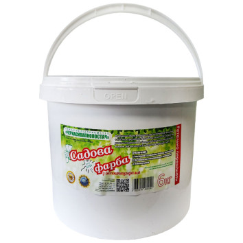 Краска садовая известковая, 6 кг