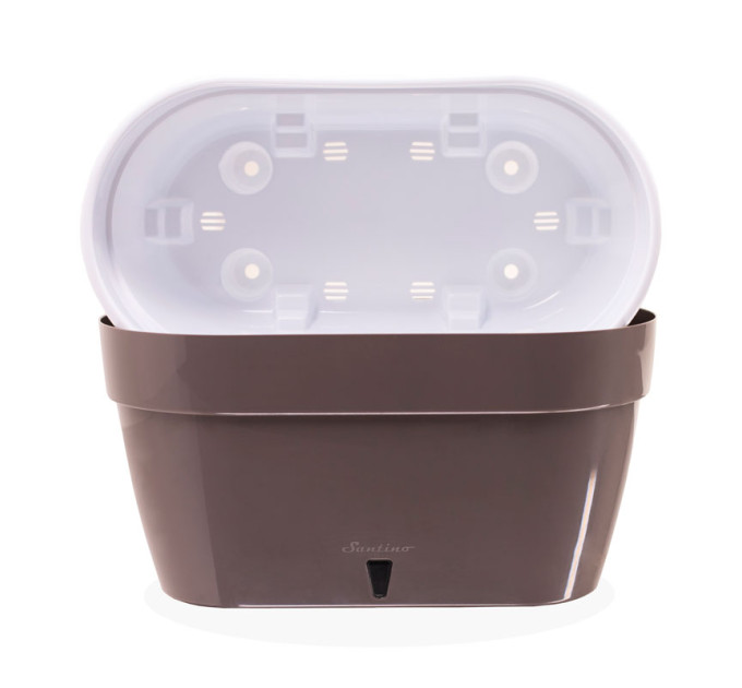Горшок для цветов ASTI Window box 5,2 л шаде-белый с автополивом