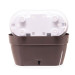 Горшок для цветов ASTI Window box 5,2 л шаде-белый с автополивом