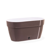 Горшок с автополивом ASTI Window box 5,2 л шаде-белый