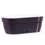 Горшок с автополивом ASTI Window box 12 л антрацит-белый