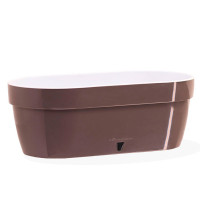 Горшок с автополивом ASTI Window box 12 л шаде-белый