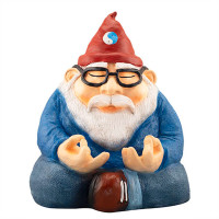 Садовая фигура Гном в медитации