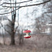 Кормушка для птиц Яблоко с птичкой