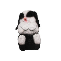 Фигурка-декор Кролик-3 черно-белый