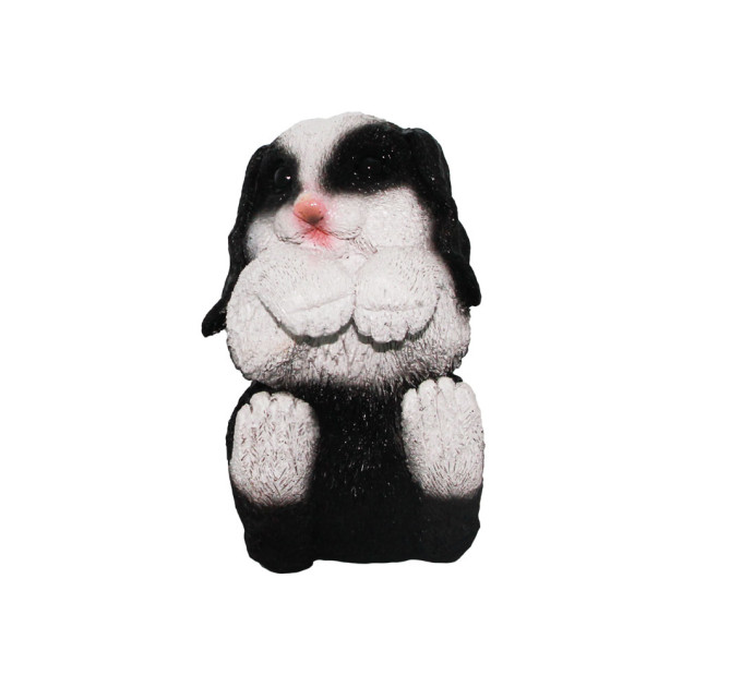 Фигурка-декор Кролик-3 черно-белый